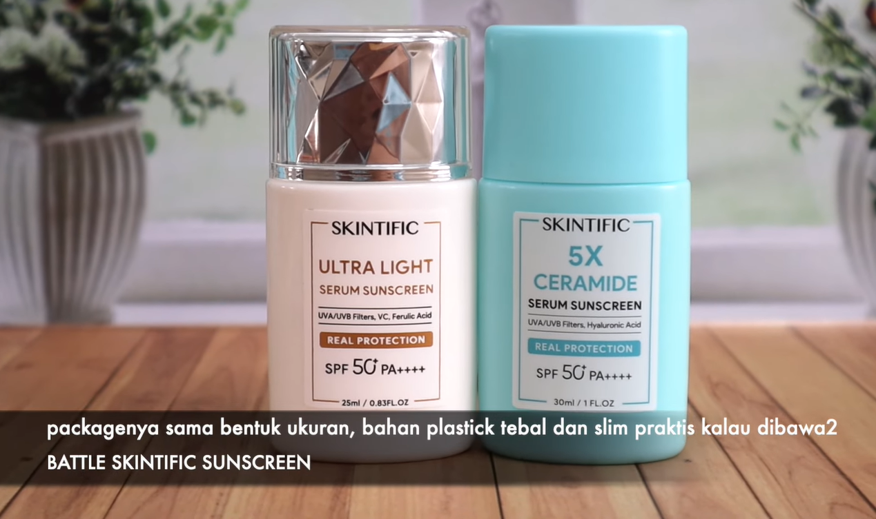 Perbedaan Sunscreen Skintific Biru dan Putih